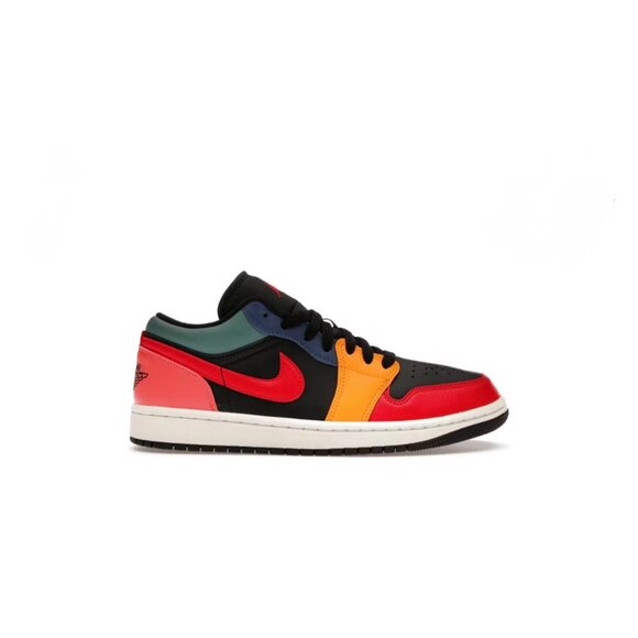 Women's Air Jordan 1 Low SE Black Multi-Color Size 9.5- DN3739-060 - Picture 1 of 10